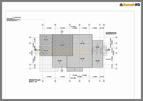 Lukisan teknikal rumah RHQ-A4-01, helaian 7 daripada 11