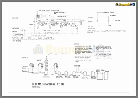 Lukisan teknikal rumah RHQ-A4-02, helaian 7 daripada 8