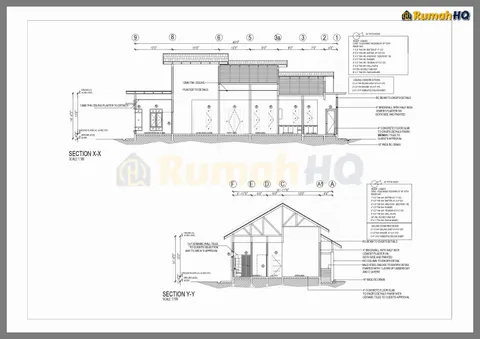 Lukisan teknikal rumah RHQ-A4-02, helaian 8 daripada 8
