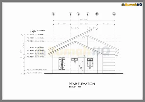 Lukisan teknikal rumah RHQ-A4-03, helaian 6 daripada 10
