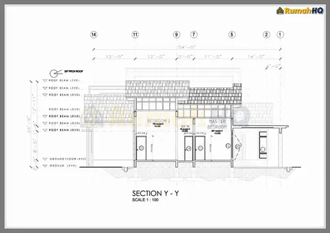 Lukisan teknikal rumah RHQ-A4-03, helaian 10 daripada 10
