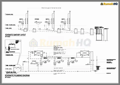 Lukisan teknikal rumah RHQ-A4-04, helaian 5 daripada 10