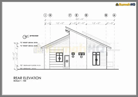 Lukisan teknikal rumah RHQ-A4-04, helaian 6 daripada 10