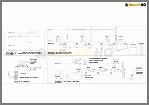 Lukisan teknikal rumah RHQ-A4-05, helaian 6 daripada 6