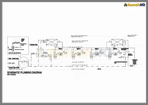 Lukisan teknikal rumah RHQ-A4-09, helaian 8 daripada 9
