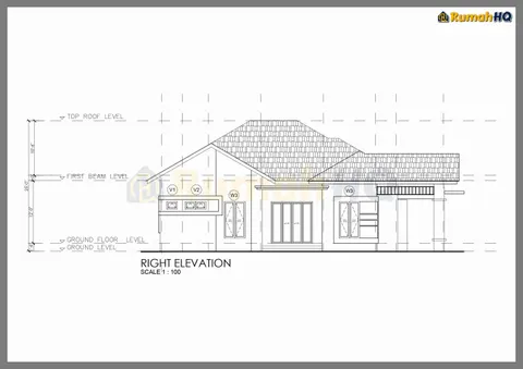 Lukisan teknikal rumah RHQ-A4-10, helaian 7 daripada 11