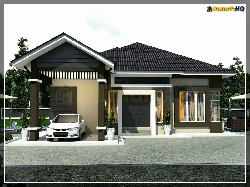 Pandangan 3D rumah RHQ-A4-10 — 1 tingkat, 1,920 kaki persegi, 4 bilik tidur, 3 bilik air