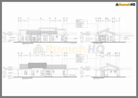 Lukisan teknikal rumah RHQ-A5-01, helaian 3 daripada 7