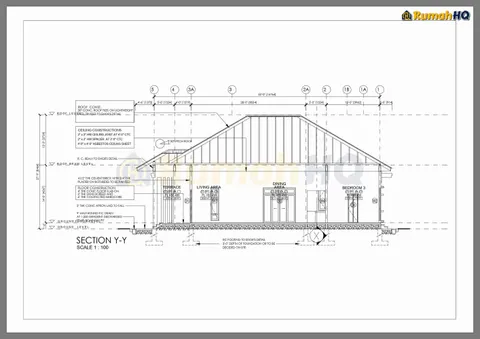Lukisan teknikal rumah RHQ-A5-03, helaian 8 daripada 10