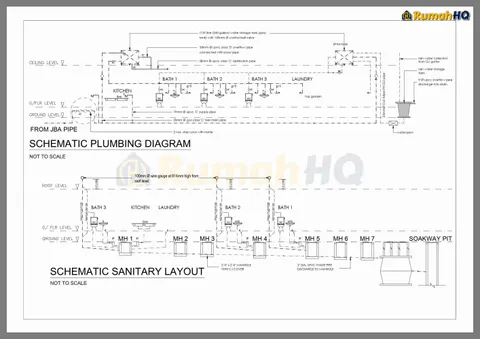 Lukisan teknikal rumah RHQ-A5-03, helaian 9 daripada 10