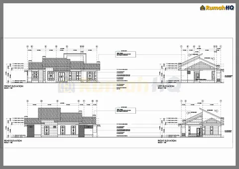 Lukisan teknikal rumah RHQ-A5-04, helaian 3 daripada 9