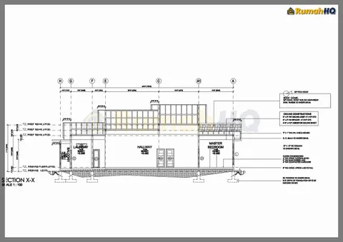 Lukisan teknikal rumah RHQ-A5-04, helaian 7 daripada 9