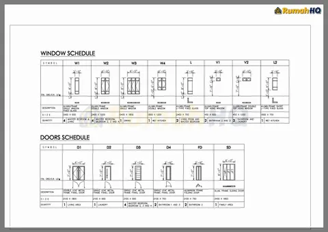 Lukisan teknikal rumah RHQ-A5-04, helaian 9 daripada 9