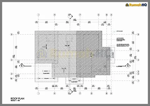 Lukisan teknikal rumah RHQ-A5-05, helaian 6 daripada 9