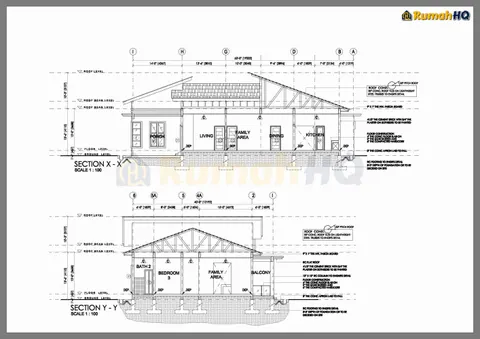 Lukisan teknikal rumah RHQ-A5-05, helaian 8 daripada 9