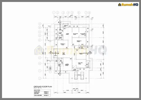 Lukisan teknikal rumah RHQ-A5-06, helaian 1 daripada 6