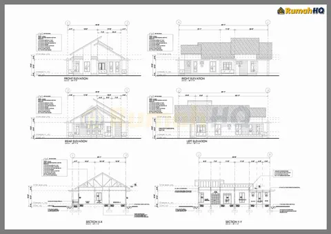 Lukisan teknikal rumah RHQ-A5-06, helaian 3 daripada 6