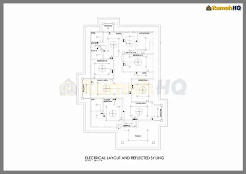 Lukisan teknikal rumah RHQ-A5-06, helaian 4 daripada 6