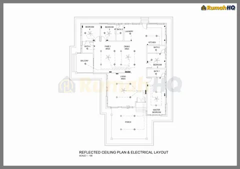 Lukisan teknikal rumah RHQ-A5-10, helaian 3 daripada 7