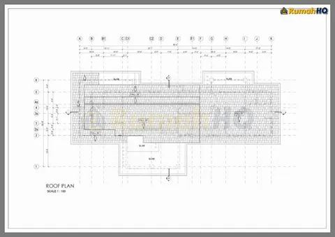 Lukisan teknikal rumah RHQ-D1-01, helaian 3 daripada 15