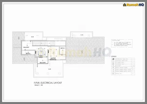 Lukisan teknikal rumah RHQ-D1-01, helaian 5 daripada 15