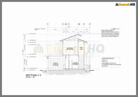 Lukisan teknikal rumah RHQ-D1-01, helaian 9 daripada 15