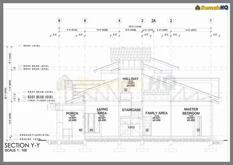 Lukisan teknikal rumah RHQ-D1-03, helaian 11 daripada 12