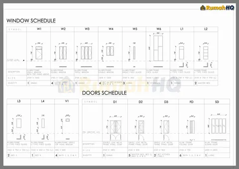Lukisan teknikal rumah RHQ-D1-03, helaian 12 daripada 12