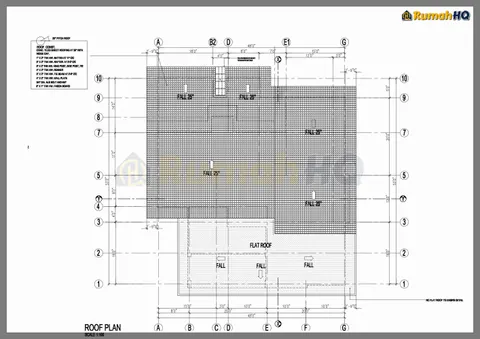 Lukisan teknikal rumah RHQ-D1-04, helaian 3 daripada 9