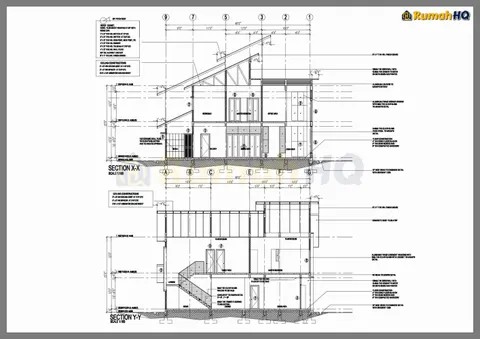 Lukisan teknikal rumah RHQ-D1-04, helaian 5 daripada 9