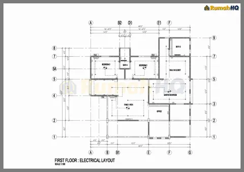 Lukisan teknikal rumah RHQ-D1-04, helaian 7 daripada 9