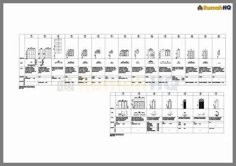 Lukisan teknikal rumah RHQ-D1-04, helaian 8 daripada 9