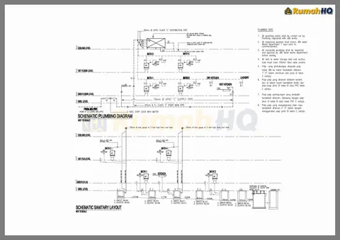 Lukisan teknikal rumah RHQ-D1-04, helaian 9 daripada 9
