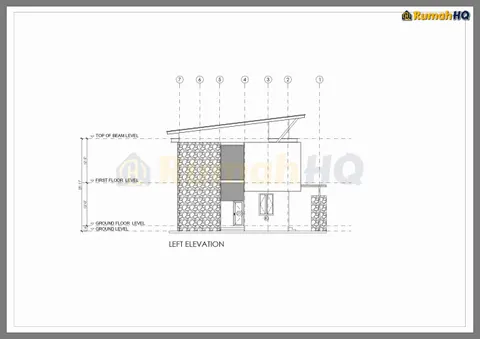 Lukisan teknikal rumah RHQ-D1-05, helaian 5 daripada 15