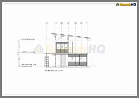 Lukisan teknikal rumah RHQ-D1-05, helaian 6 daripada 15