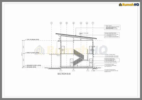 Lukisan teknikal rumah RHQ-D1-05, helaian 8 daripada 15
