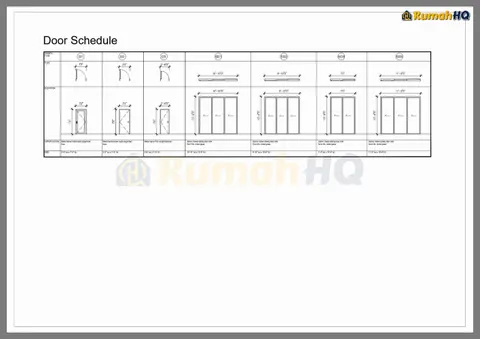 Lukisan teknikal rumah RHQ-D1-05, helaian 11 daripada 15
