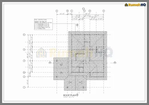 Lukisan teknikal rumah RHQ-D1-06, helaian 3 daripada 14