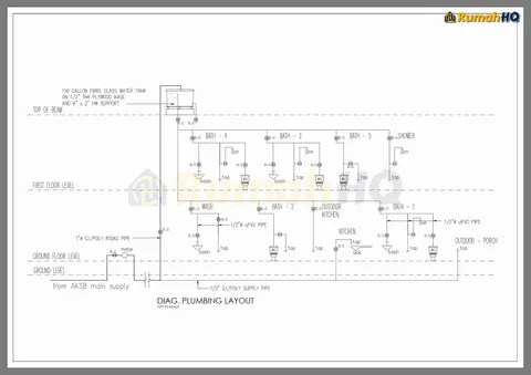 Lukisan teknikal rumah RHQ-D1-06, helaian 9 daripada 14