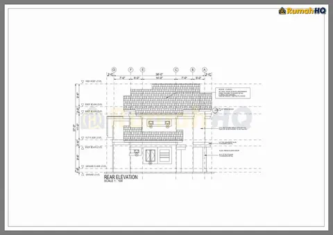 Lukisan teknikal rumah RHQ-D1-07, helaian 6 daripada 17