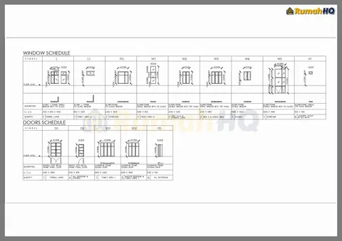 Lukisan teknikal rumah RHQ-D1-07, helaian 11 daripada 17