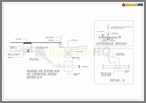 Lukisan teknikal rumah RHQ-D1-07, helaian 15 daripada 17