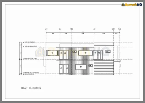 Lukisan teknikal rumah RHQ-D1-09, helaian 5 daripada 15