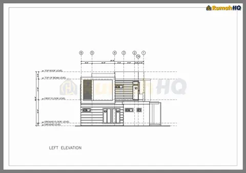 Lukisan teknikal rumah RHQ-D1-09, helaian 6 daripada 15