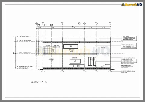 Lukisan teknikal rumah RHQ-D1-09, helaian 8 daripada 15