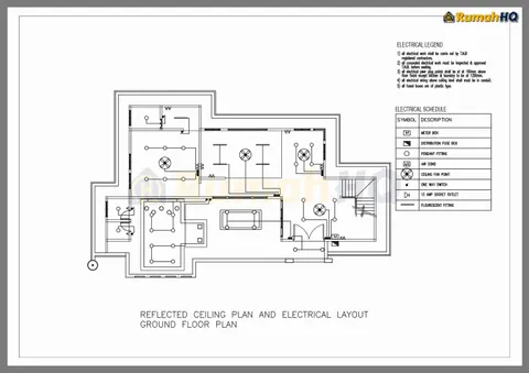 Lukisan teknikal rumah RHQ-D1-09, helaian 10 daripada 15