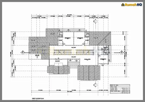 Lukisan teknikal rumah RHQ-D1-10, helaian 5 daripada 10