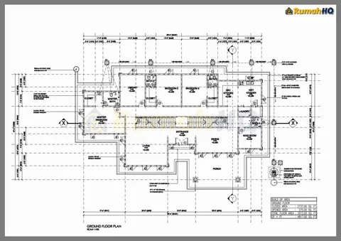 Lukisan teknikal rumah RHQ-D1-10, helaian 6 daripada 10