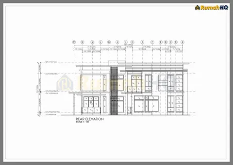Lukisan teknikal rumah RHQ-D1-11, helaian 9 daripada 13