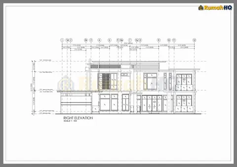 Lukisan teknikal rumah RHQ-D1-11, helaian 10 daripada 13